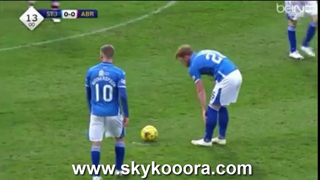 David Wotherspoon Goal - St. Johnstone vs Aberdeen 1-0 - (22/4/2016)