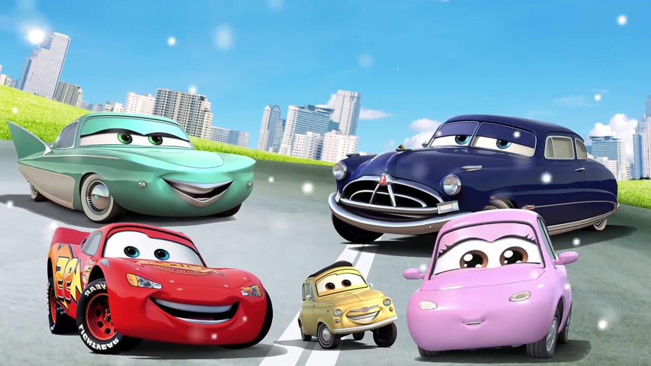 Spanish CARS Finger Family Cartoon Animation Nursery Rhyme