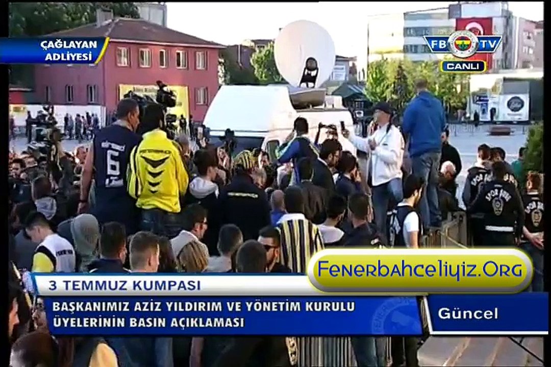 Aziz Yıldırım'ın Çağlayan Adliyesi'ndeki Açıklamaları