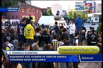 Aziz Yıldırım'ın Çağlayan Adliyesi'ndeki Açıklamaları