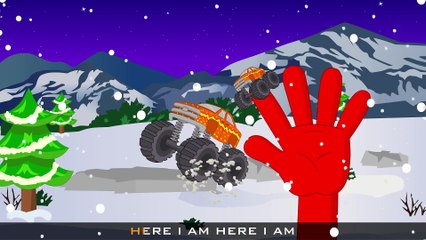 Monster Truck Vs Sports Car _ Monster Trucks For Children _ Finger Family