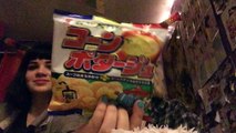 cute girls japanese snacks