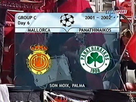 Mallorca v. Panathinaikos 30.10.2001 Champions League 2001/2002 Highlights
