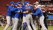 Cubs Fan Celebrates Jake Arrieta No-Hitter By Celebrating with Cubs on Field