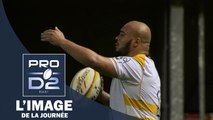 PRO D2, l’image du jour – L’essai de Djebablah (Albi) contre Perpignan !