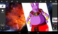 Dragon Ball Super // beerus vs champa (Cover SPEED ART)