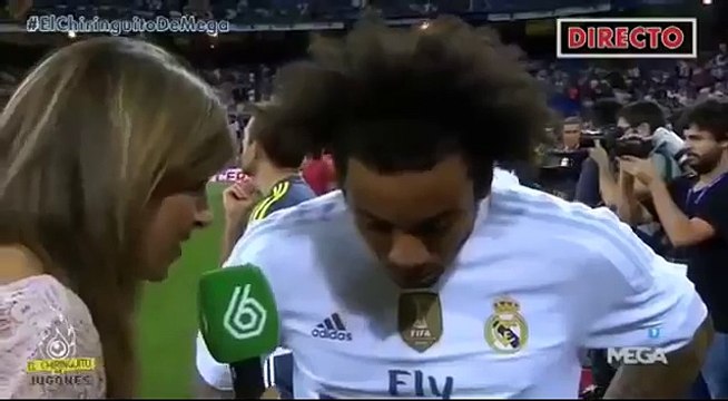 Cristiano Ronaldo and James Rodriguez Funny Moment on Marcelo interview