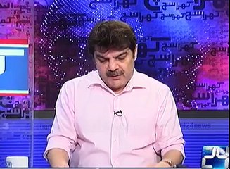 Mubashar Luqman's reaction over Nawaz Sharif's speech - Mubashar Luqman comes to the show even being ill
