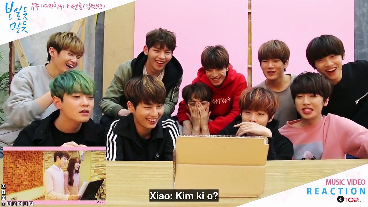 [12.03.2016] Yuju (GFRIEND) & Sunyoul(UP10TION) - Cherish MV U10T Reaction (Türkçe Altyazılı)