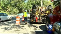 Connecticut Avenue road work in Chevy Chase causing traffic tie-ups