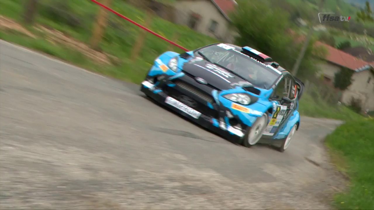 Rallye Lyon Charbonnieres-Rhone 2016 - Etape 1 - Salanon et Brunson au coude a coude