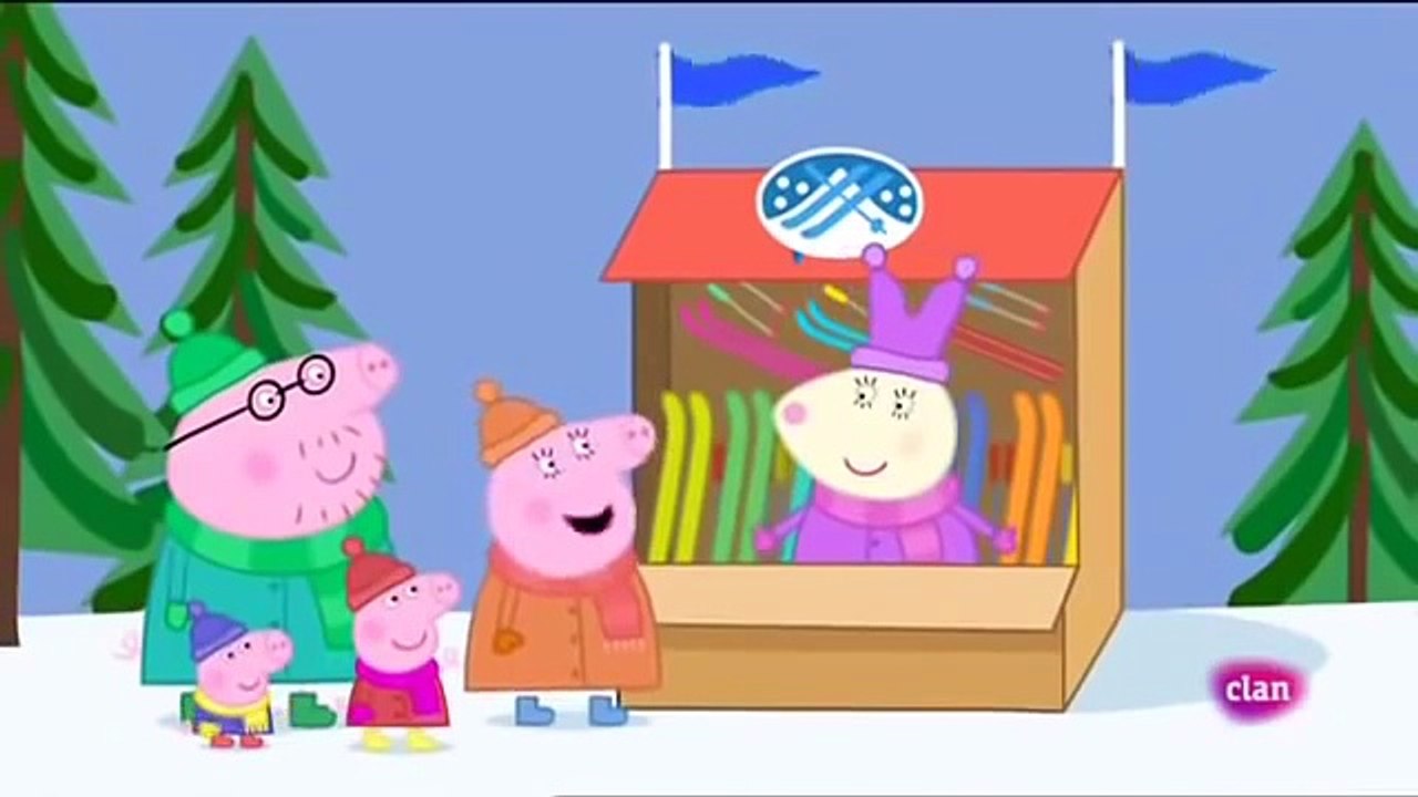 Peppa Pig en Español - Temporada 4 - Capitulo 52 - La montaña nevada