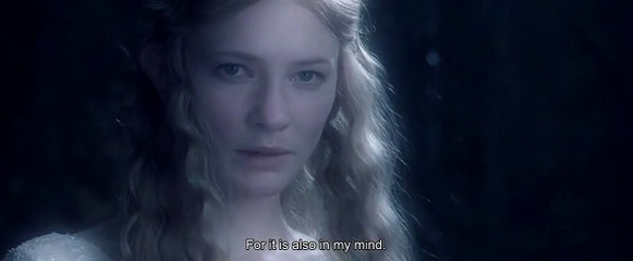 "I know what it is you saw" - The Lord of the Rings: The Fellowship of the Ring