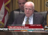 Sen. McCain speaks at mine spill hearing in Phoenix