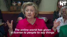 Hillary Clinton Talks Dealing With Cyberbullying