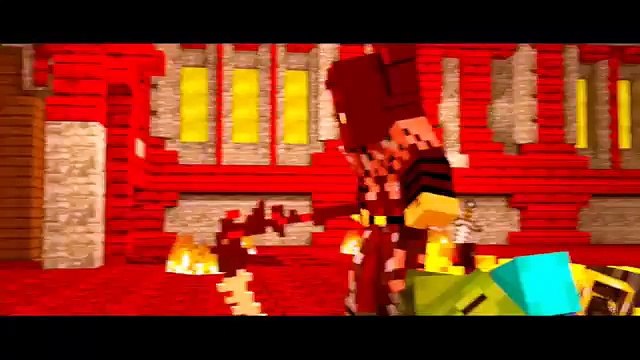 TheAtlanticCraft | Minecraft Supernatural Mobs Skeleton King vs Herobrine! Minecraft Animation