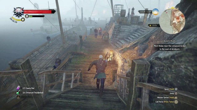 WITCHER 3 DEATH MARCH! WALKTHROUGH 142 - THE CAVE OF DREAMS & BLACK PEARL FAIL