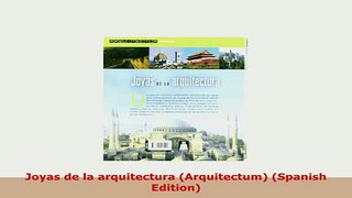 Download  Joyas de la arquitectura Arquitectum Spanish Edition PDF Full Ebook
