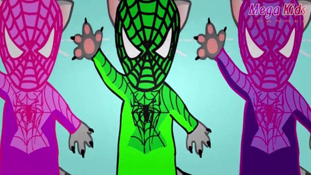 Talking Tom Spiderman Finger Family Nursery Rhymes Lyrics Peppa Pig George Crying kidneping #2