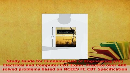 PDF  Study Guide for Fundamentals of Engineering FE Electrical and Computer CBT Exam Read Full Ebook