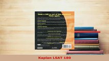PDF  Kaplan LSAT 180 Read Full Ebook