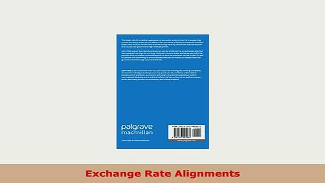 PDF  Exchange Rate Alignments PDF Online