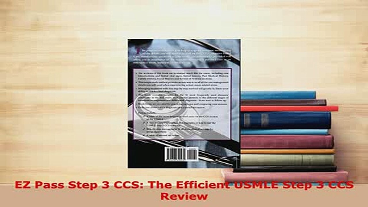 PDF  EZ Pass Step 3 CCS The Efficient USMLE Step 3 CCS Review Read Online