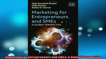 FREE DOWNLOAD  Marketing for Entrepreneurs and SMEs A Global Perspective  FREE BOOOK ONLINE