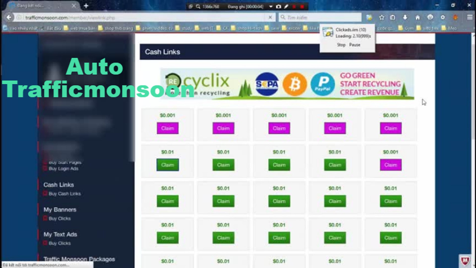 ⁣[Sanlishop.net] Trafficmonsoon auto iMacros Javascript