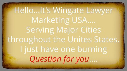 Wingate Best Injury Attorney Marketing-Roy Wingate
