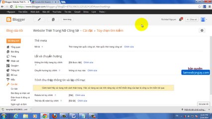 Phần 7 - Backup và SEO