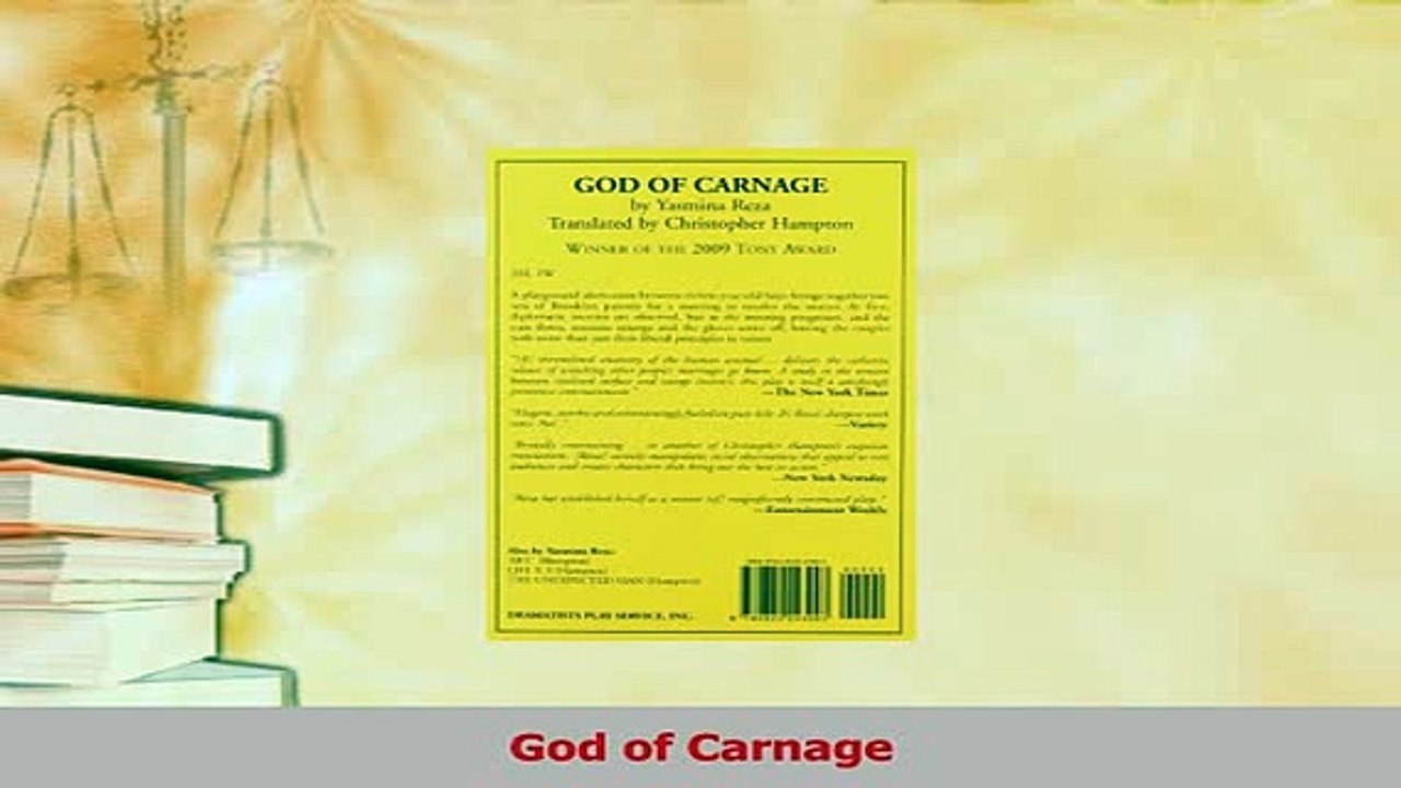 PDF  God of Carnage  EBook