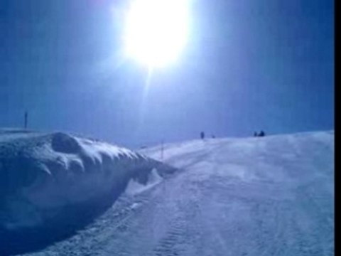 Chute ski val thorens marin