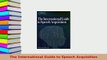 PDF  The International Guide to Speech Acquisition PDF Full Ebook