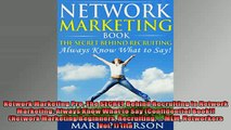 FREE PDF  Network Marketing Pro The SECRET Behind Recruiting in Network Marketing Always Know What  FREE BOOOK ONLINE