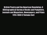 [Read book] British Poetry and the American Revolution: A Bibliographical Survey of Books and