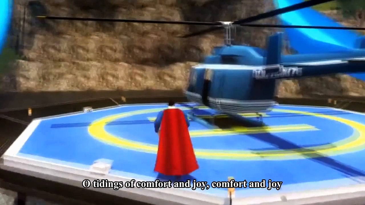 Spiderman Songs Nursery ♪ Track Lightning Mcqueen Cars ♪ God rest you merry gentlemen