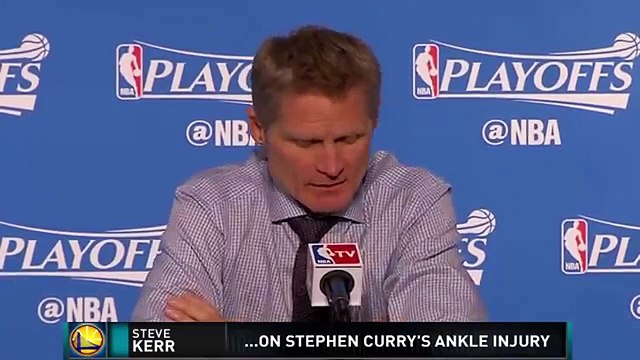 Steve Kerr talks about Stephen Curry's Ankle Injury