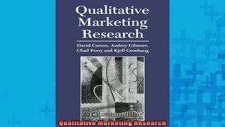 FREE DOWNLOAD  Qualitative Marketing Research  FREE BOOOK ONLINE