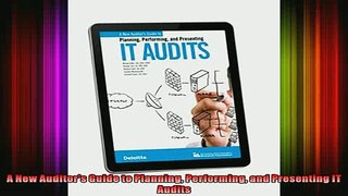 READ FREE Ebooks  A New Auditors Guide to Planning Performing and Presenting IT Audits Free Online