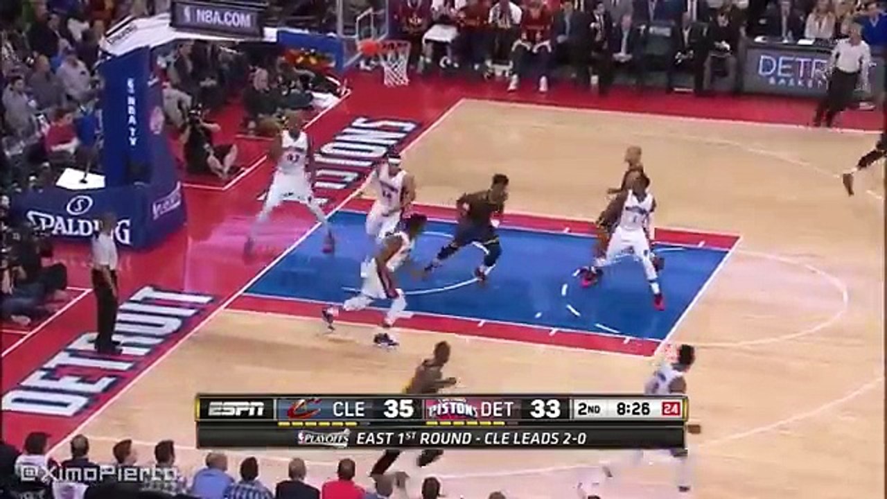 LeBron James 20 Pts Full Highlights - Cavaliers vs Pistons - Game 3 - April 22, 2016 _ NBA Playoffs