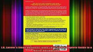 READ book  JK Lassers Small Business Taxes 2016 Your Complete Guide to a Better Bottom Line Full EBook