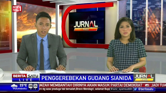 Gudang Bahan Kimia untuk Penambangan Emas Ilegal Digerebek