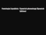 Download Fonología Española / Spanish phonology (Spanish Edition) Ebook Free