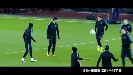 Messi Neymar Suarez Amazing Skills in Training