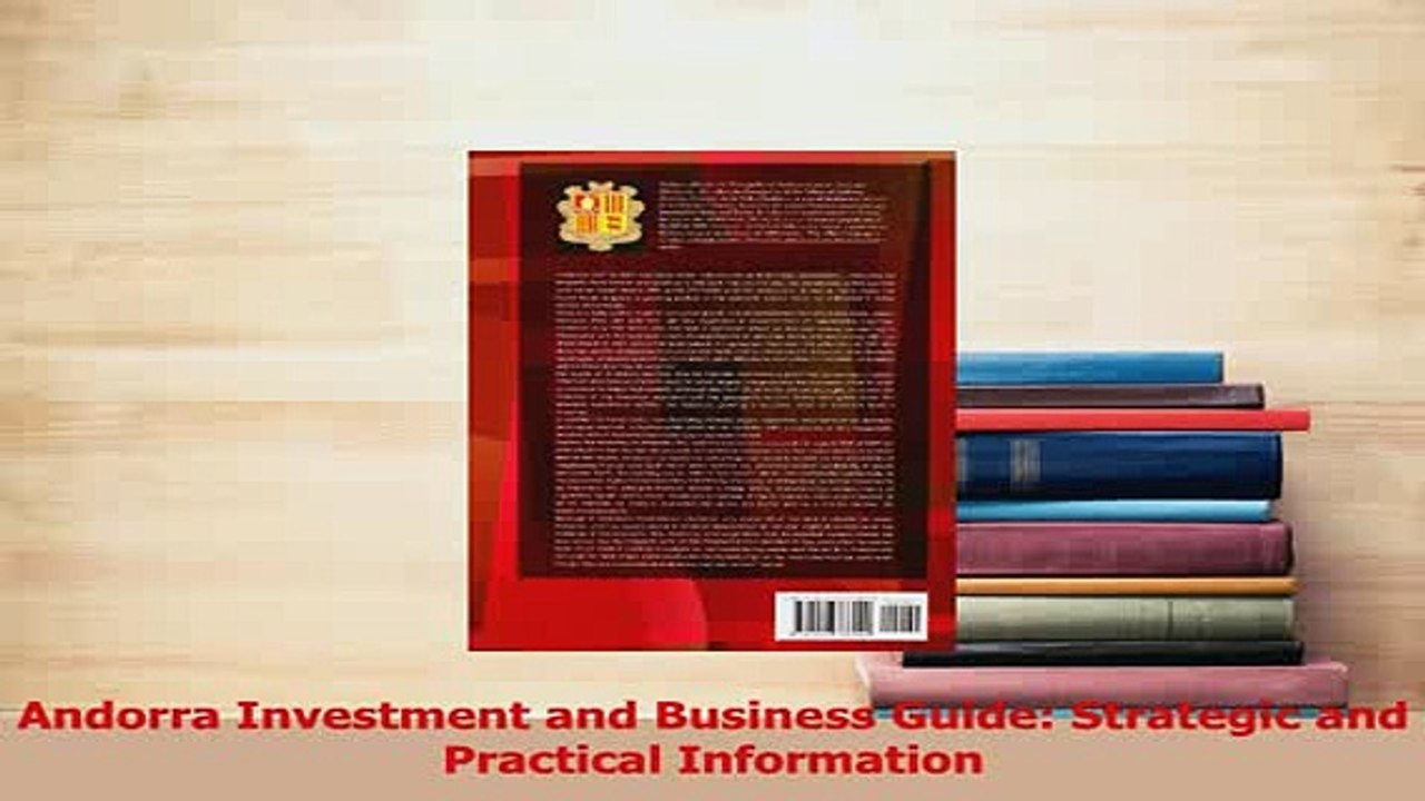 Read  Andorra Investment and Business Guide Strategic and Practical Information Ebook Free