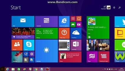 How to Set Back Ground Theme on Windows 8