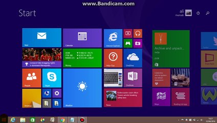 How to Set Desk Top Back Ground  on Windows 8