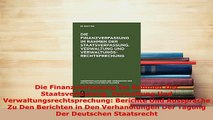PDF  Die Finanzverfassung Im Rahmen Der Staatsverfassung Verwaltung Und Free Books