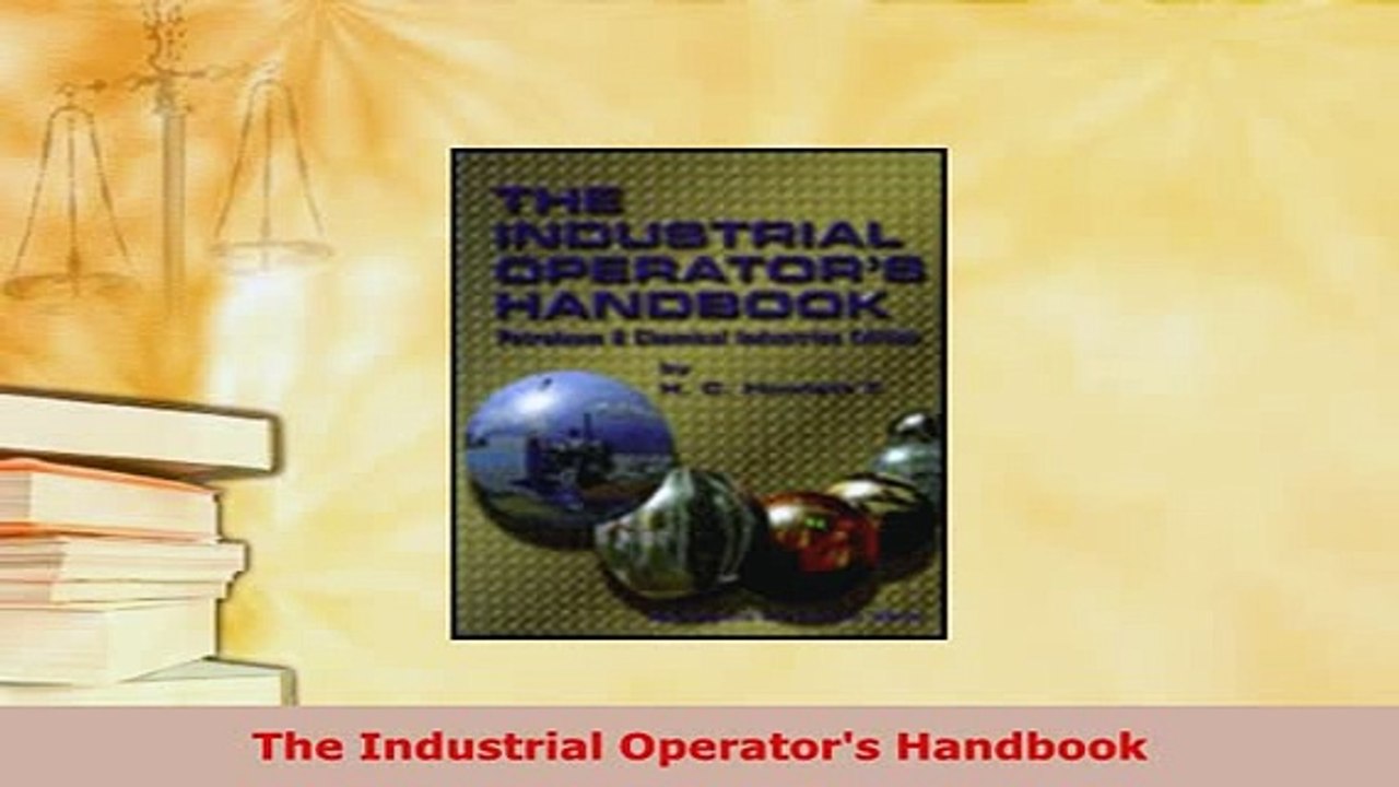 Download  The Industrial Operators Handbook Read Online
